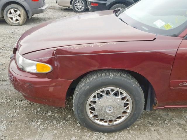 2G4WS52J021263843 - 2002 BUICK CENTURY CU MAROON photo 9