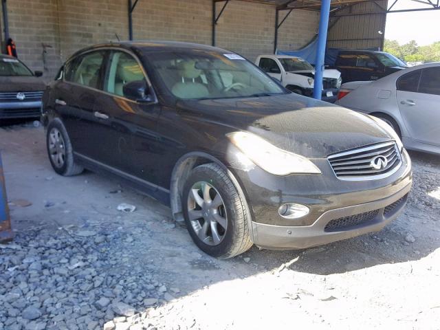 JNKAJ09E58M302130 - 2008 INFINITI EX35 BASE BLACK photo 1