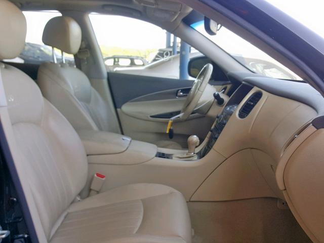 JNKAJ09E58M302130 - 2008 INFINITI EX35 BASE BLACK photo 5