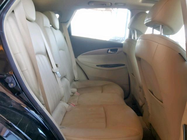 JNKAJ09E58M302130 - 2008 INFINITI EX35 BASE BLACK photo 6