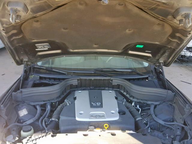 JNKAJ09E58M302130 - 2008 INFINITI EX35 BASE BLACK photo 7