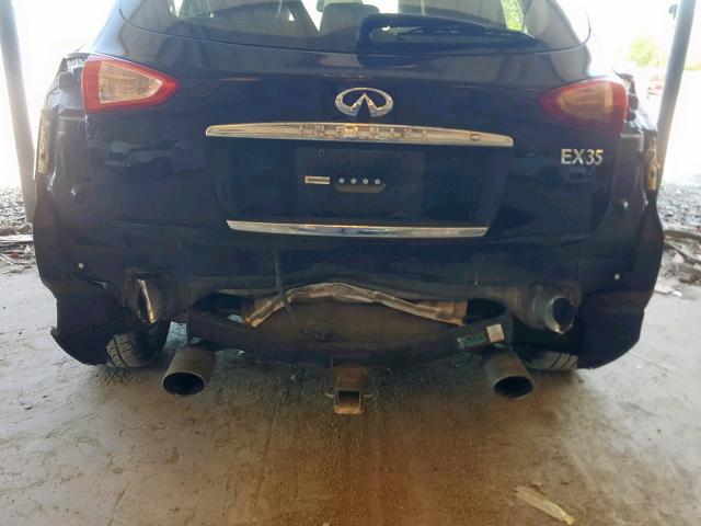 JNKAJ09E58M302130 - 2008 INFINITI EX35 BASE BLACK photo 9