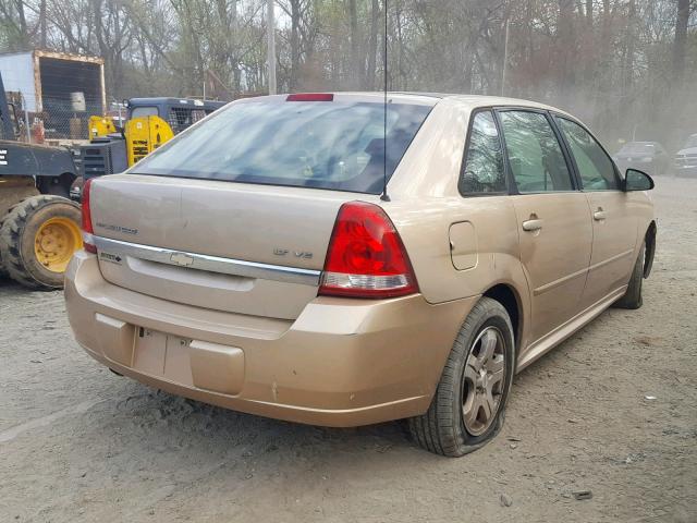 1G1ZU64814F180437 - 2004 CHEVROLET MALIBU MAX 金色 照片 4