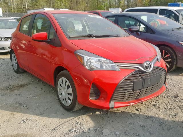 VNKKTUD32GA066377 - 2016 TOYOTA YARIS L RED photo 1