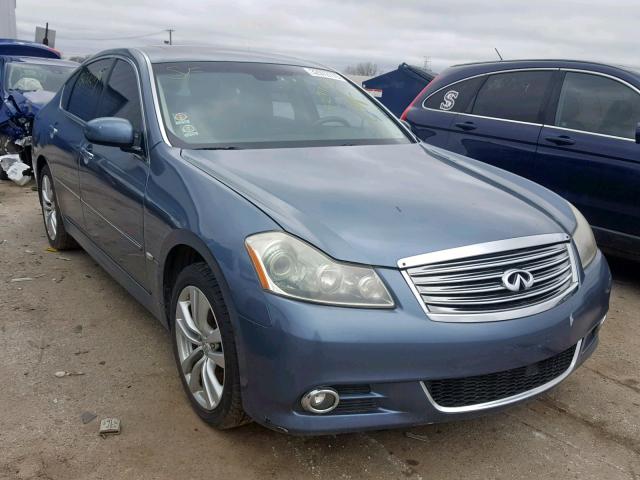 JNKAY01F48M652624 - 2008 INFINITI M35 BASE BLUE photo 1