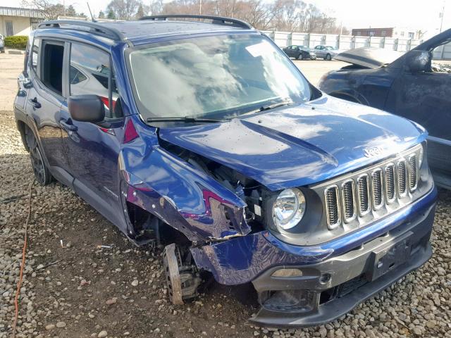 ZACCJBAB9HPE56543 - 2017 JEEP RENEGADE S 蓝色 照片 1