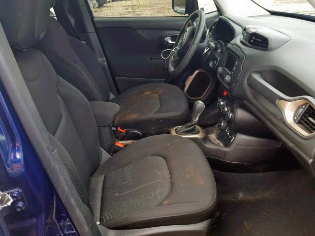 ZACCJBAB9HPE56543 - 2017 JEEP RENEGADE S 蓝色 照片 5