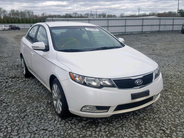 KNAFW4A33D5684685 - 2013 KIA FORTE SX WHITE photo 1