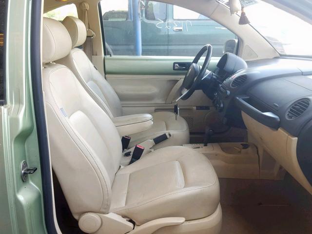 3VWRW31C29M514259 - 2009 VOLKSWAGEN NEW BEETLE 绿色 照片 5