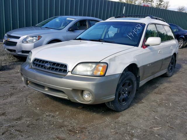 4S3BH686647609992 - 2004 SUBARU LEGACY OUT WHITE photo 2