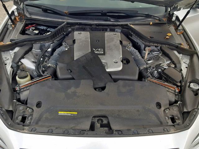 JN1BV7AP0FM344320 - 2015 INFINITI Q50 BASE SILVER photo 7