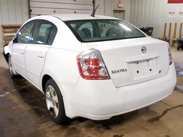 3N1AB61E48L746531 - 2008 NISSAN SENTRA 2.0 WHITE photo 3