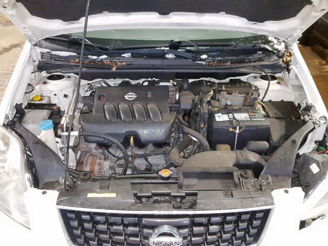 3N1AB61E48L746531 - 2008 NISSAN SENTRA 2.0 WHITE photo 7