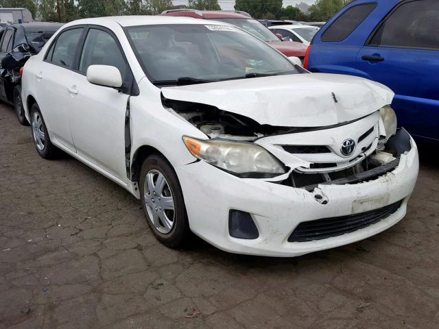 JTDBU4EEXBJ105344 - 2011 TOYOTA COROLLA BA WHITE photo 1
