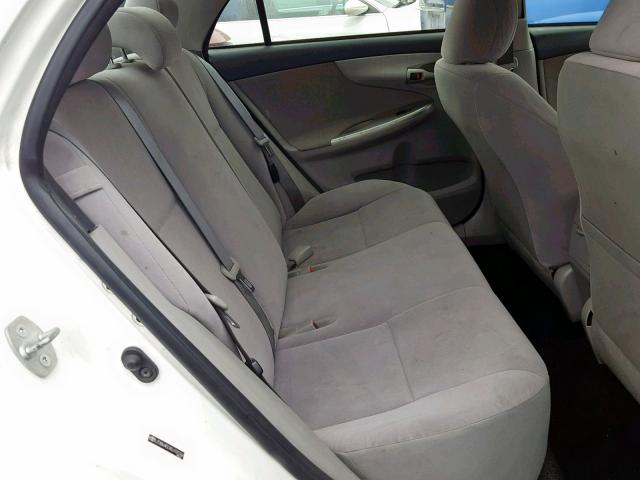 JTDBU4EEXBJ105344 - 2011 TOYOTA COROLLA BA WHITE photo 6