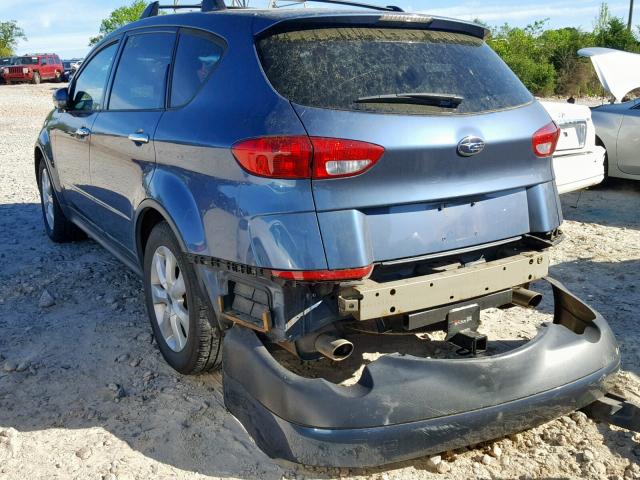 4S4WX85C264407578 - 2006 SUBARU B9 TRIBECA BLUE photo 3