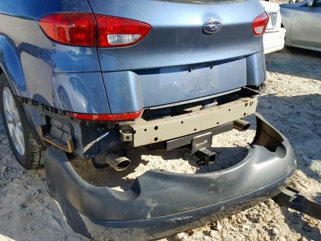 4S4WX85C264407578 - 2006 SUBARU B9 TRIBECA BLUE photo 9