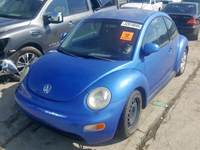 3VWBB61C8WM031157 - 1998 VOLKSWAGEN NEW BEETLE ლურჯი ფოტო 2