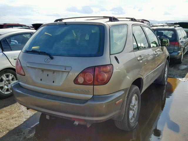 JT6HF10U0Y0109068 - 2000 LEXUS RX 300 GOLD photo 4