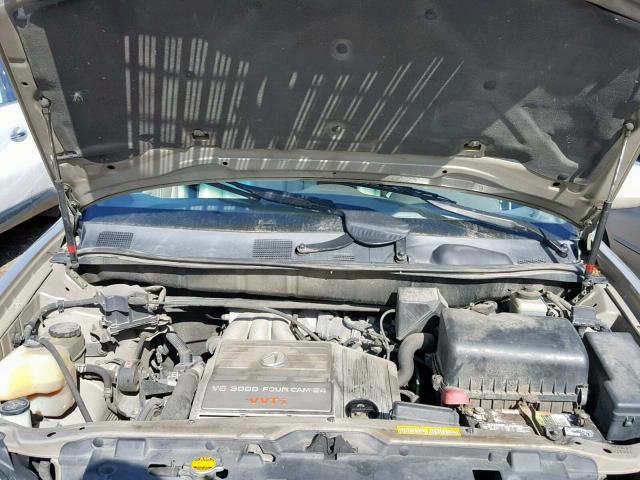 JT6HF10U0Y0109068 - 2000 LEXUS RX 300 GOLD photo 7