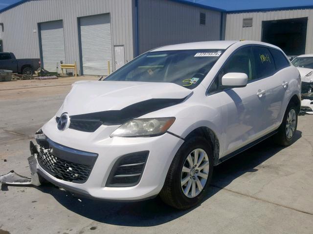 JM3ER2W5XA0330571 - 2010 MAZDA CX-7 WHITE photo 2