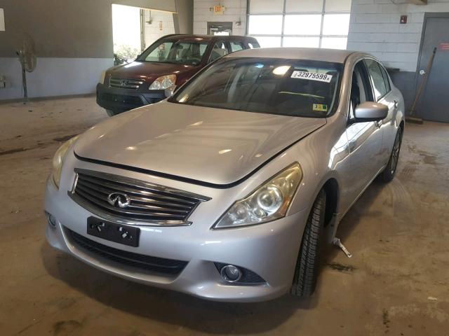 JN1DV6AP1BM602714 - 2011 INFINITI G25 BASE SILVER photo 2