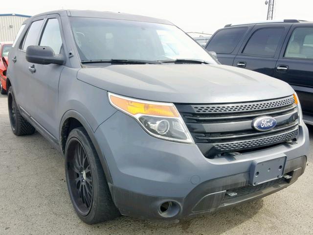 1FM5K8AR4DGC35716 - 2013 FORD EXPLORER P CHARCOAL photo 1