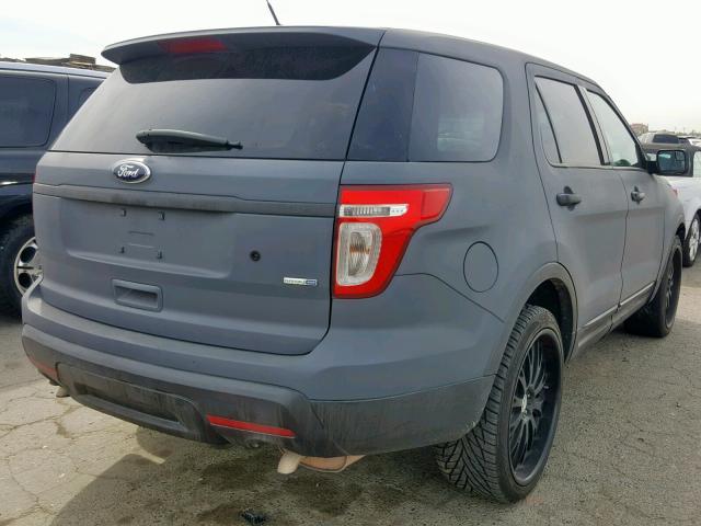 1FM5K8AR4DGC35716 - 2013 FORD EXPLORER P CHARCOAL photo 4