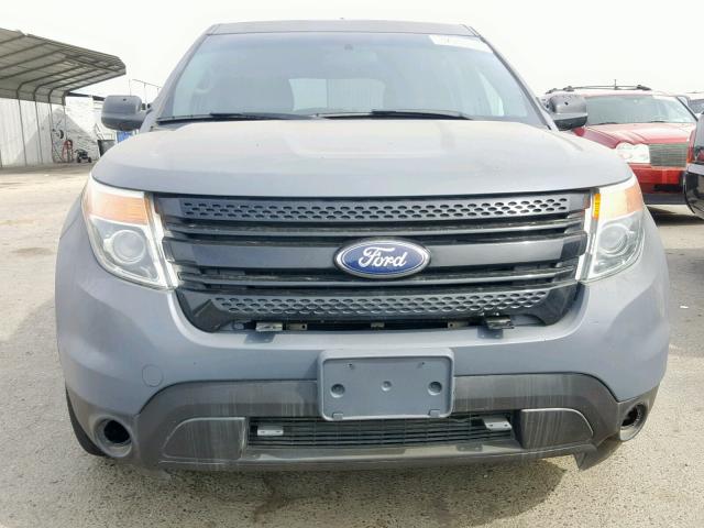 1FM5K8AR4DGC35716 - 2013 FORD EXPLORER P CHARCOAL photo 9