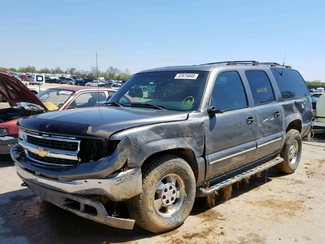 3GNFK16T31G213394 - 2001 CHEVROLET SUBURBAN K GRAY photo 2