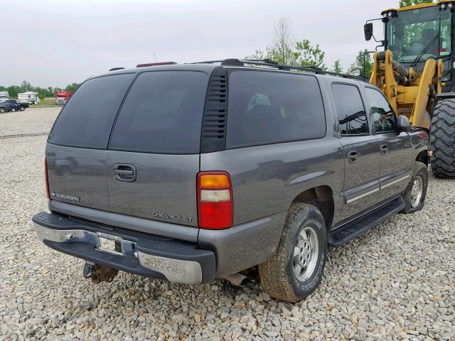 3GNFK16T31G213394 - 2001 CHEVROLET SUBURBAN K GRAY photo 4