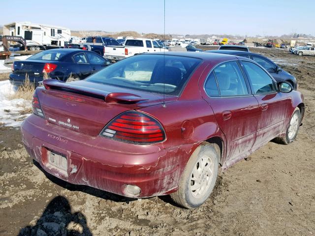 1G2NF52E73C158210 - 2003 PONTIAC GRAND AM S MAROON photo 4