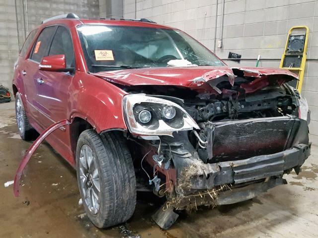 1GKKVTED1CJ256268 - 2012 GMC ACADIA DEN MAROON photo 1