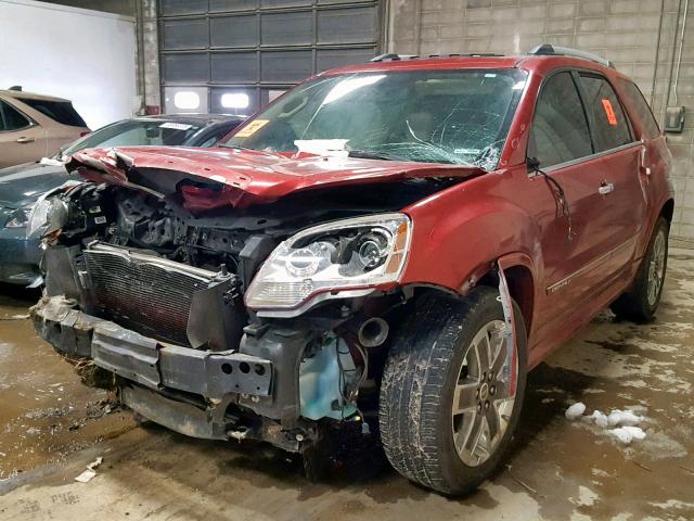 1GKKVTED1CJ256268 - 2012 GMC ACADIA DEN MAROON photo 2