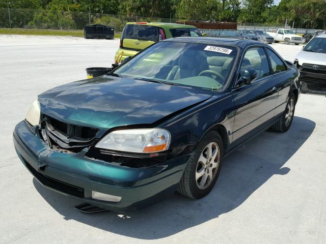 19UYA42451A029241 - 2001 ACURA 3.2CL GREEN photo 2