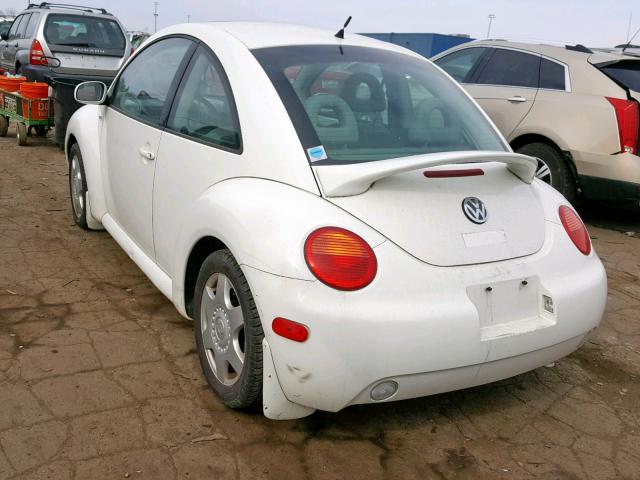 3VWCS21C91M423716 - 2001 VOLKSWAGEN NEW BEETLE თეთრი ფოტო 3