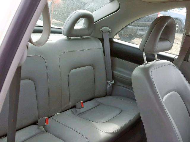 3VWCS21C91M423716 - 2001 VOLKSWAGEN NEW BEETLE თეთრი ფოტო 6