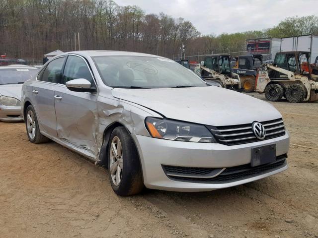 1VWBP7A36CC071712 - 2012 VOLKSWAGEN PASSAT SE SILVER photo 1