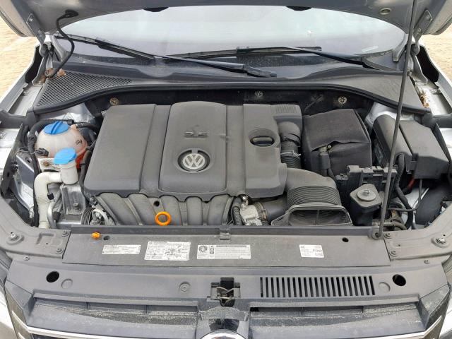 1VWBP7A36CC071712 - 2012 VOLKSWAGEN PASSAT SE SILVER photo 7