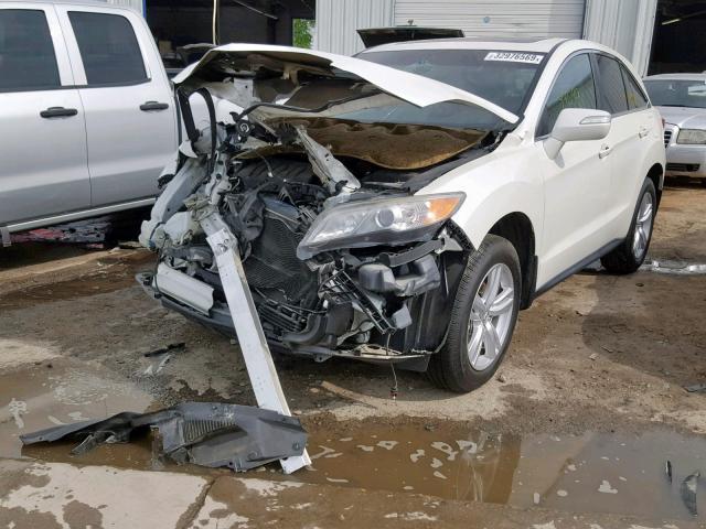 5J8TB3H52EL006544 - 2014 ACURA RDX TECHNO WHITE photo 2