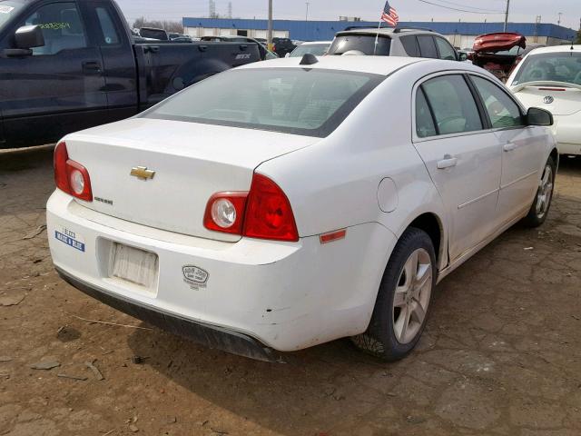1G1ZB5E07CF148700 - 2012 CHEVROLET MALIBU LS WHITE photo 4
