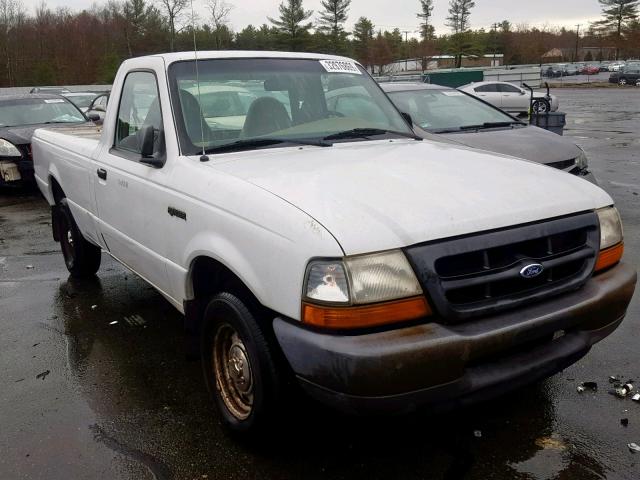 1FTYR10C1XUB07537 - 1999 FORD RANGER WHITE photo 1