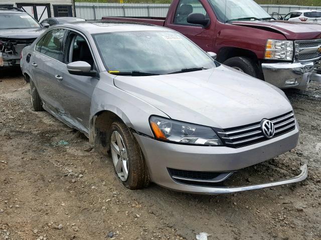 1VWBP7A36DC143669 - 2013 VOLKSWAGEN PASSAT SE SILVER photo 1