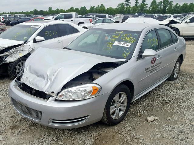 2G1WA5E31E1175367 - 2014 CHEVROLET IMPALA LIM SILVER photo 2