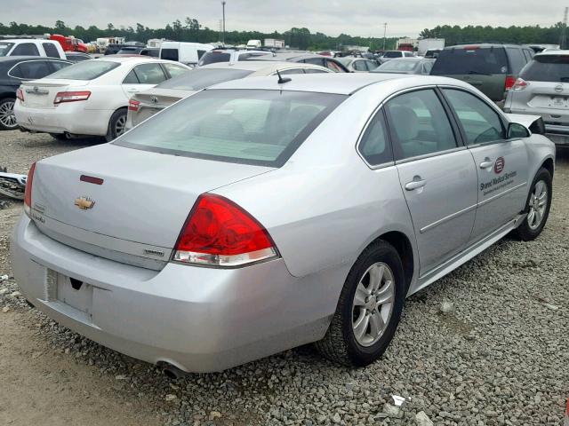 2G1WA5E31E1175367 - 2014 CHEVROLET IMPALA LIM SILVER photo 4