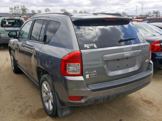 1C4NJDEB9CD675587 - 2012 JEEP COMPASS LA GRAY photo 3