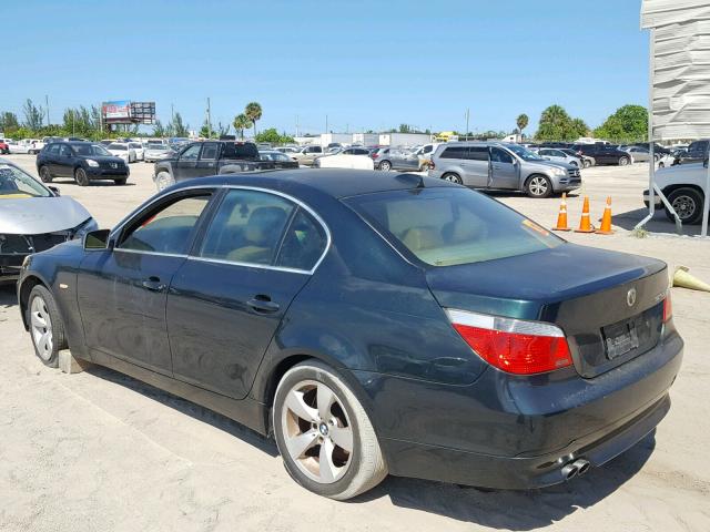 WBANA53545B858782 - 2005 BMW 525 I GREEN photo 3