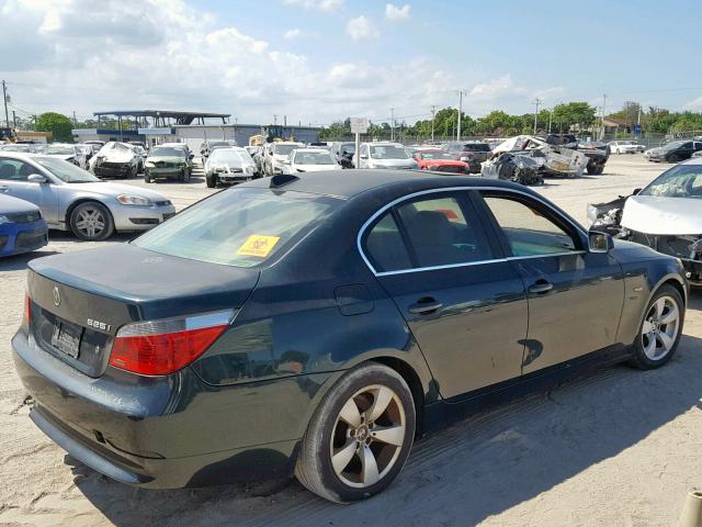 WBANA53545B858782 - 2005 BMW 525 I GREEN photo 4