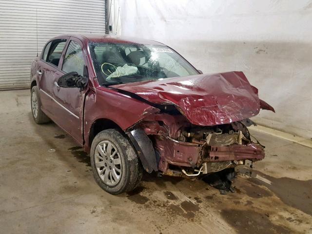 1G1AT58H697231078 - 2009 CHEVROLET COBALT LT RED photo 1