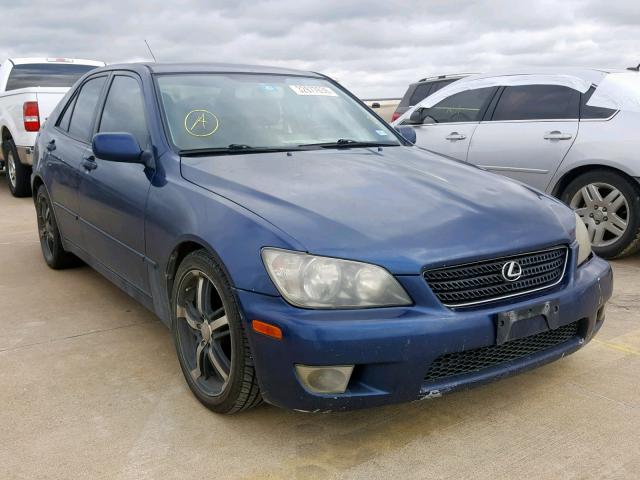 JTHBD192740090369 - 2004 LEXUS IS 300 BLUE photo 1